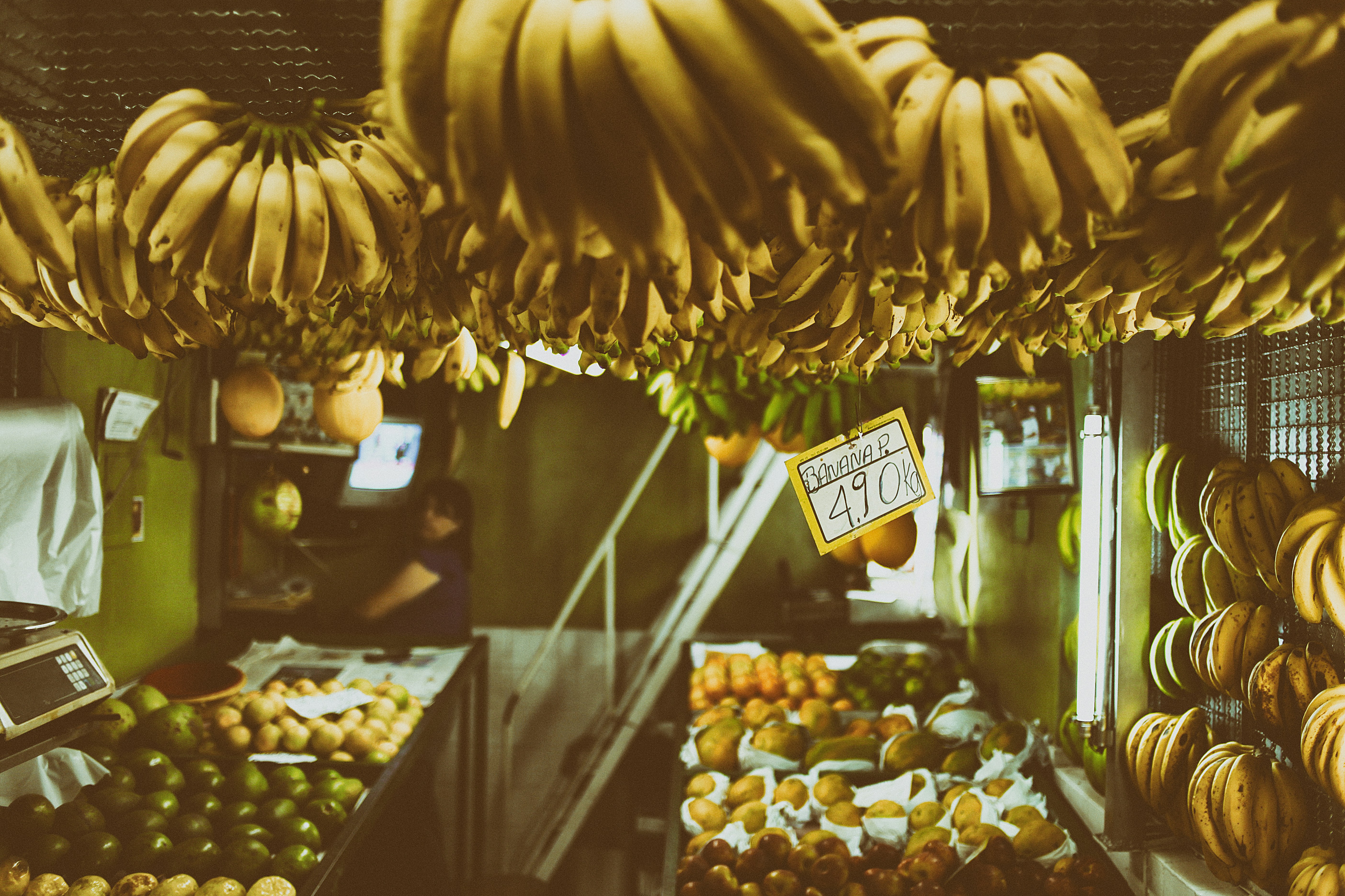 Picture of a Banana Market